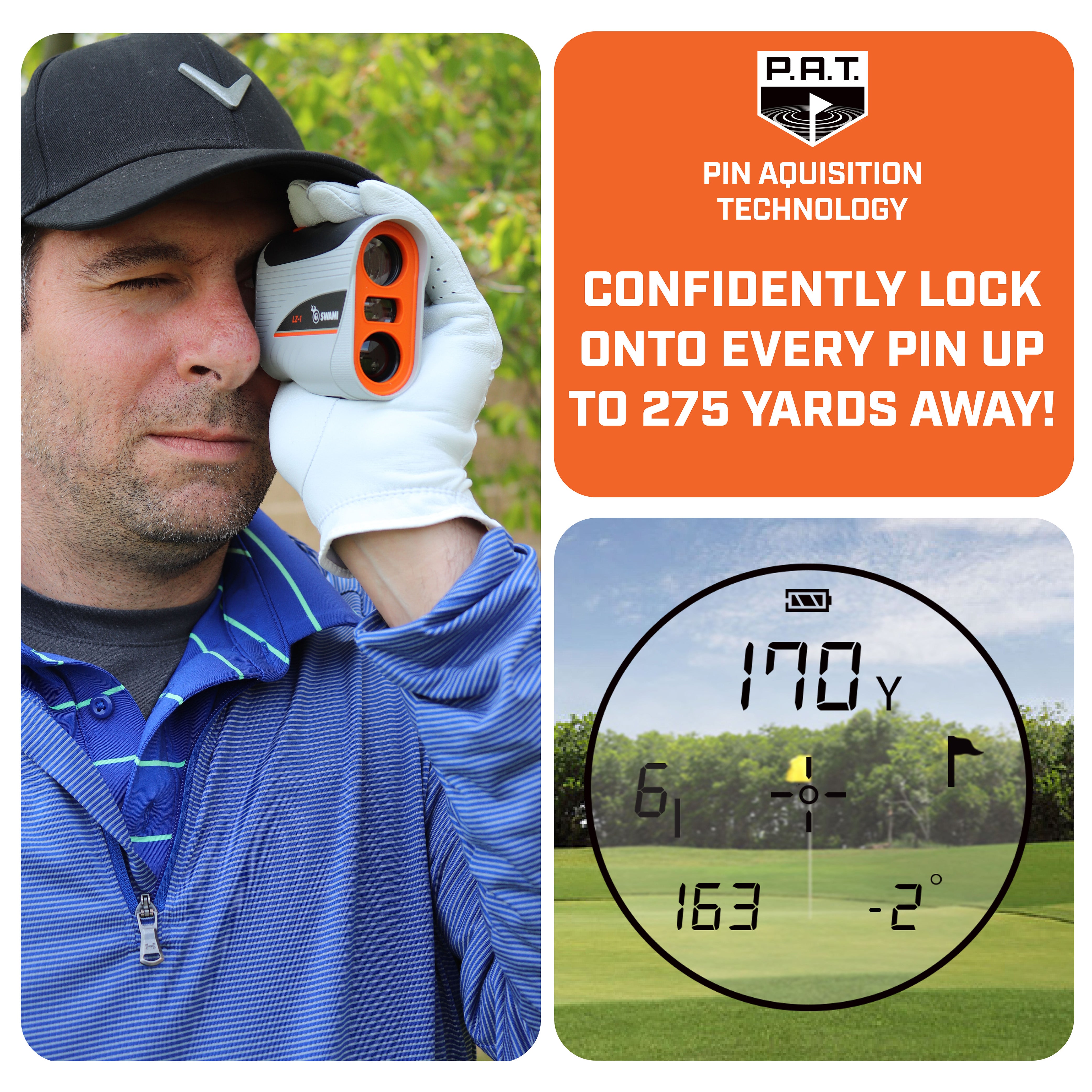 Swami LZ-i Laser Rangefinder – IZZO Golf