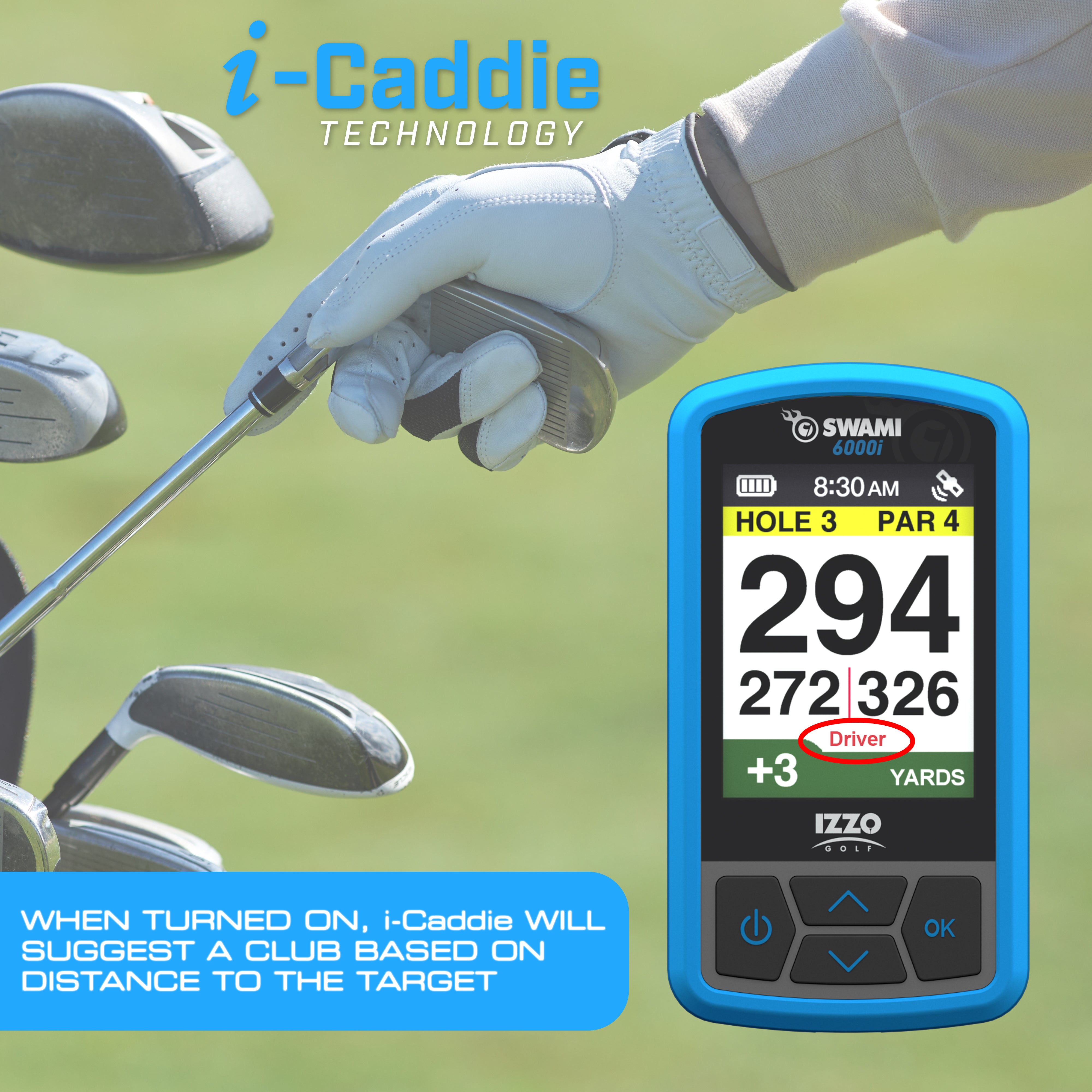 Swami 6000I GPS Rangefinder – IZZO Golf