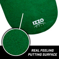 Kidney Shaped 3f x 9ft 3-Hole Putting Mat