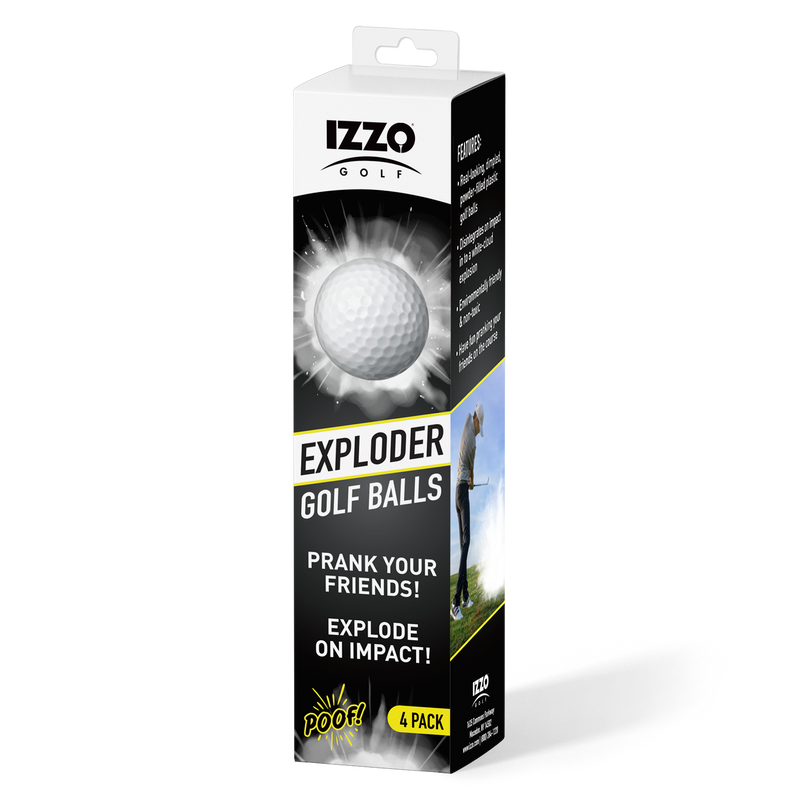 Exploding Prank Golf Balls - 4 Pack