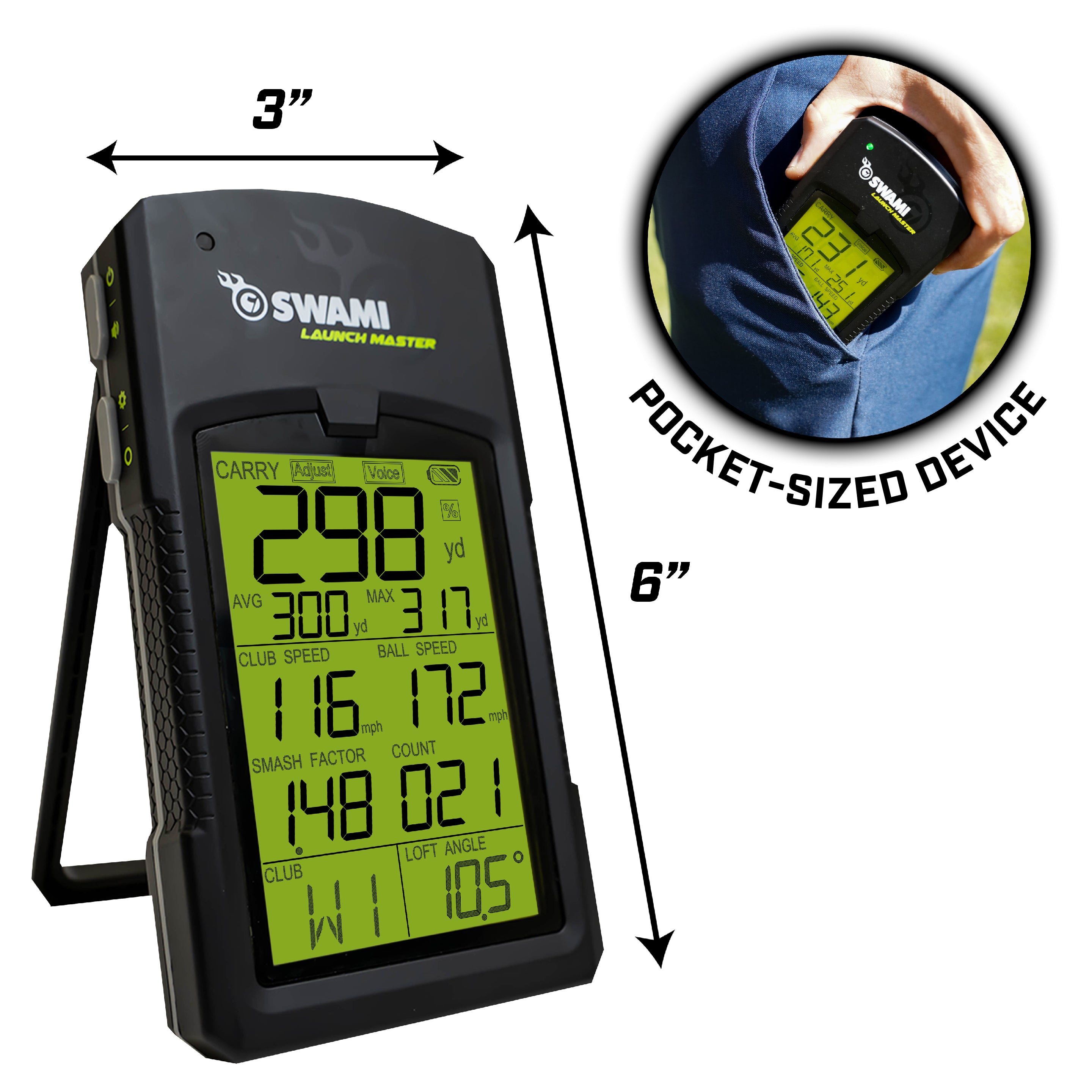 Swami Launch Master Golf Launch Monitor – IZZO Golf