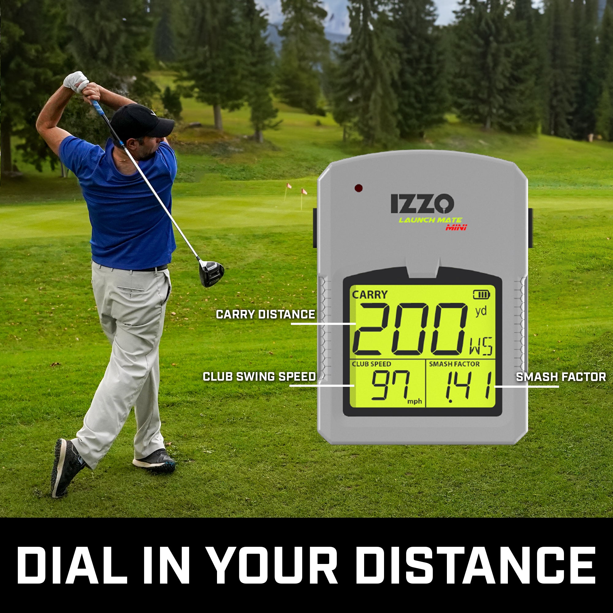 Launch Mate Mini Golf Launch Monitor – IZZO Golf