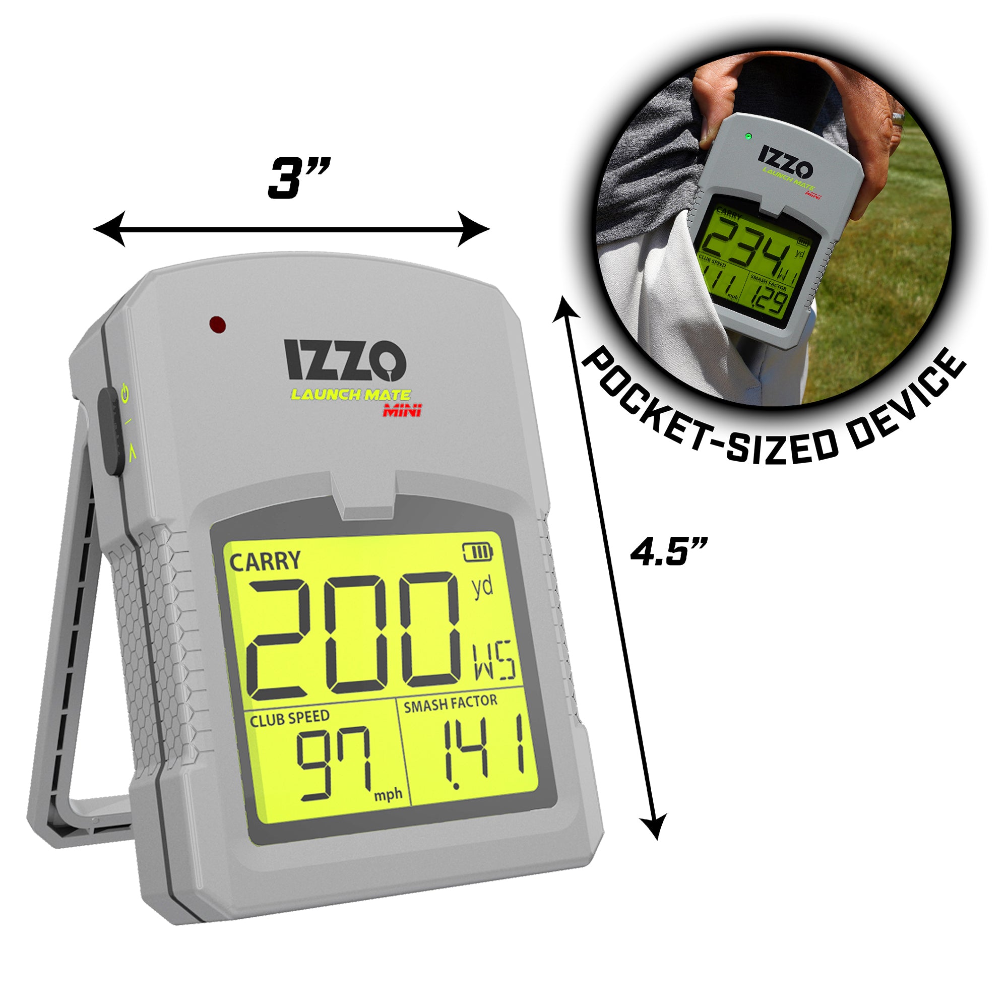 Launch Mate Mini Golf Launch Monitor – IZZO Golf