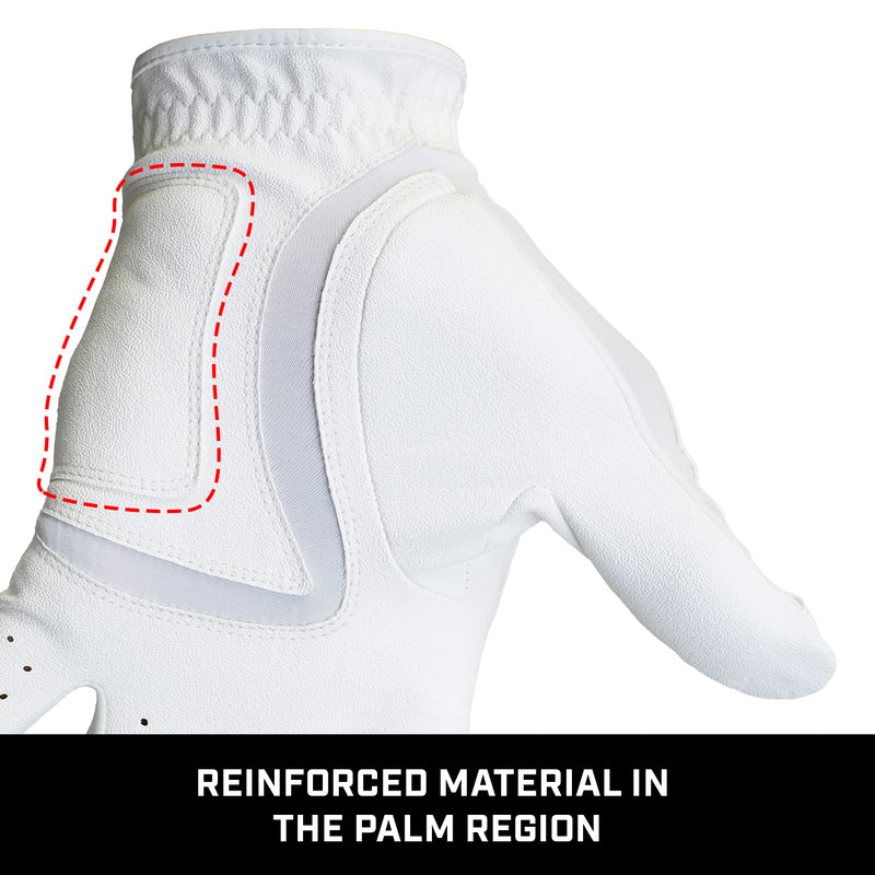 Universal Fit Golf Glove 1 or 2 Pack (Right Handed Golfers Only)