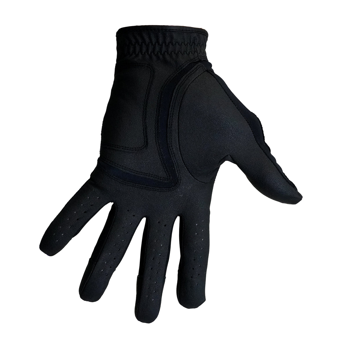 Universal Fit Golf Glove - Black (Right Handed Golfers Only)