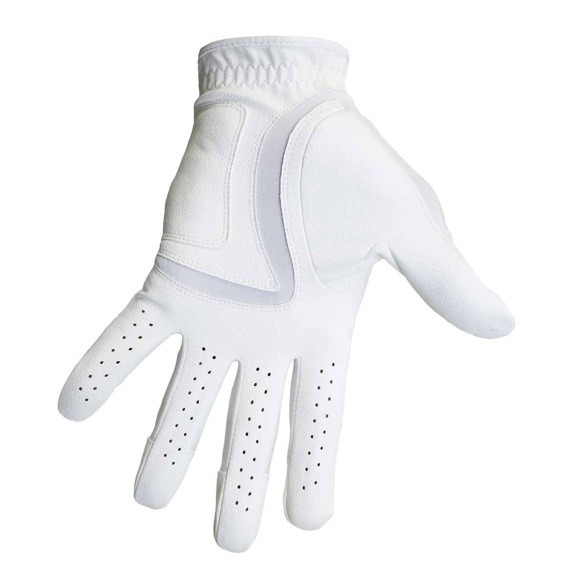 Universal Fit Golf Glove - White (Right Handed Golfers Only)