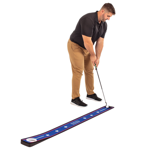 Patriotic Putting Mat - Red, White & Blue