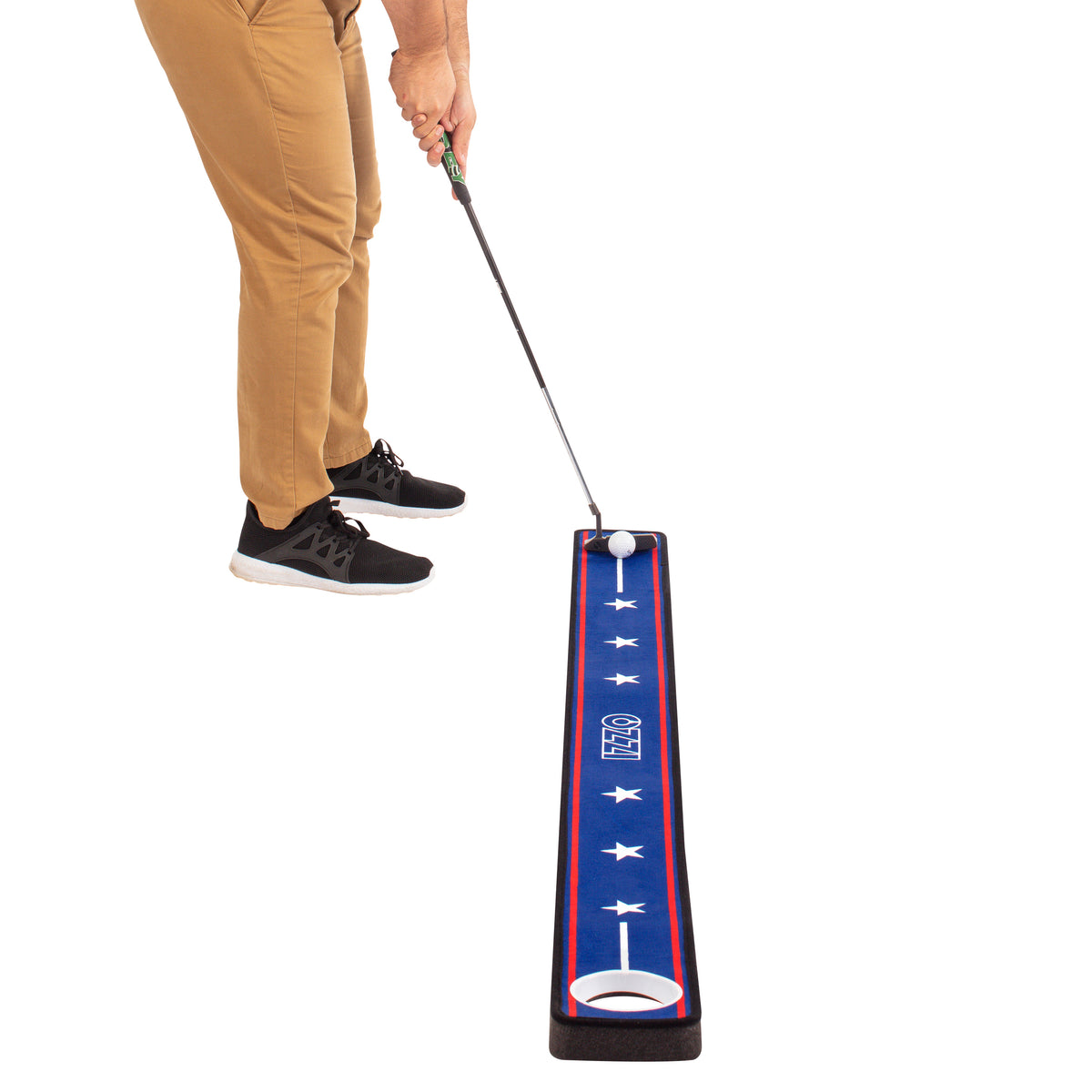 Patriotic Putting Mat - Red, White & Blue