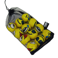 Emoji Shagger Bundle: Emoji Character Foam Practice Balls & Ball Shagger
