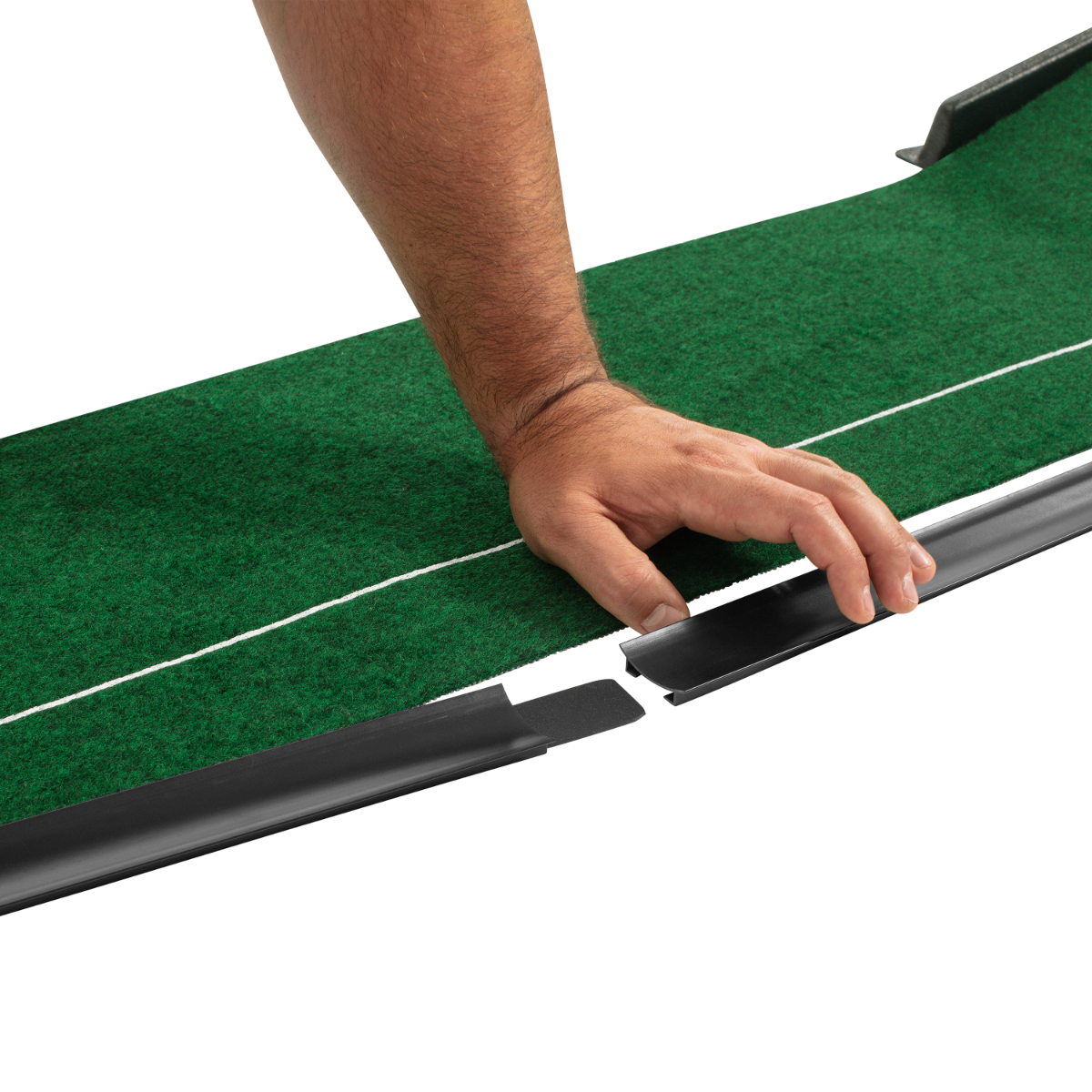 Dual Hole Auto Return Putting Mat