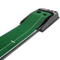 Dual Hole Auto Return Putting Mat