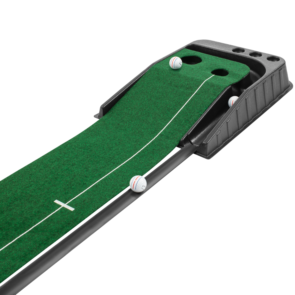 Dual Hole Auto Return Putting Mat