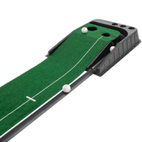 Dual Hole Auto Return Putting Mat