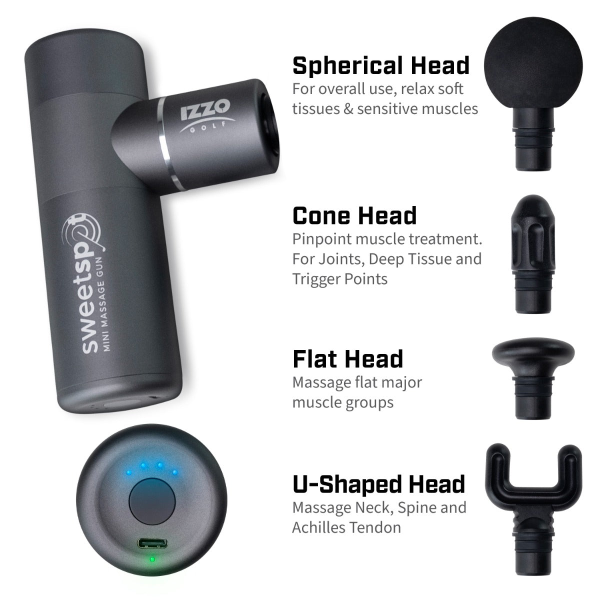 Sweet Spot Massage Gun – IZZO Golf